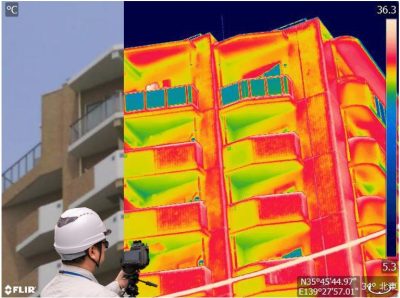 赤外線建物調査で不具合や劣化、雨漏りを見える化！